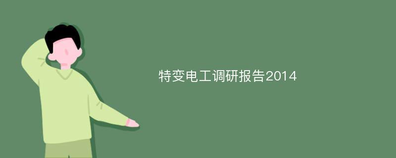 特变电工调研报告2014